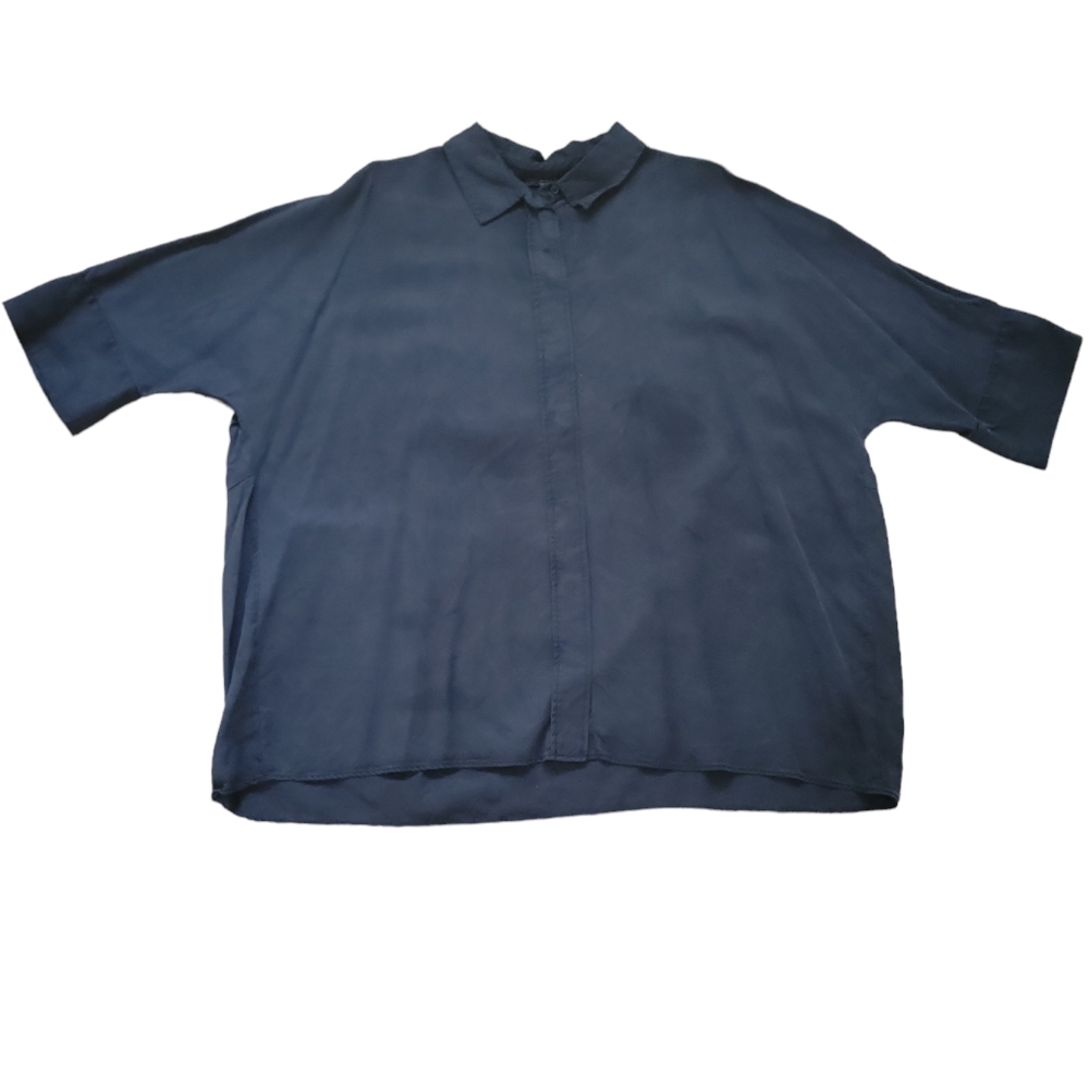 Cos Oversized Boxy Button Up Blouse - image 2